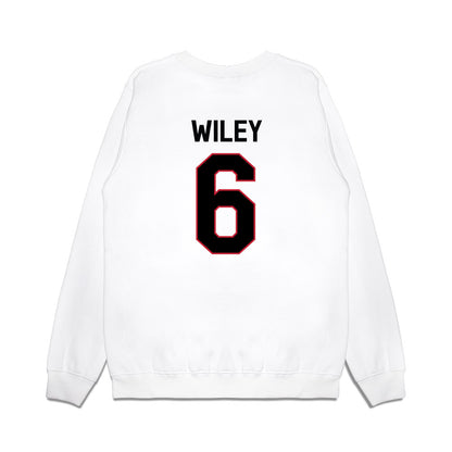 Georgia - NCAA Football : CJ Wiley - We're In Premium Crewneck Sweatshirt-1
