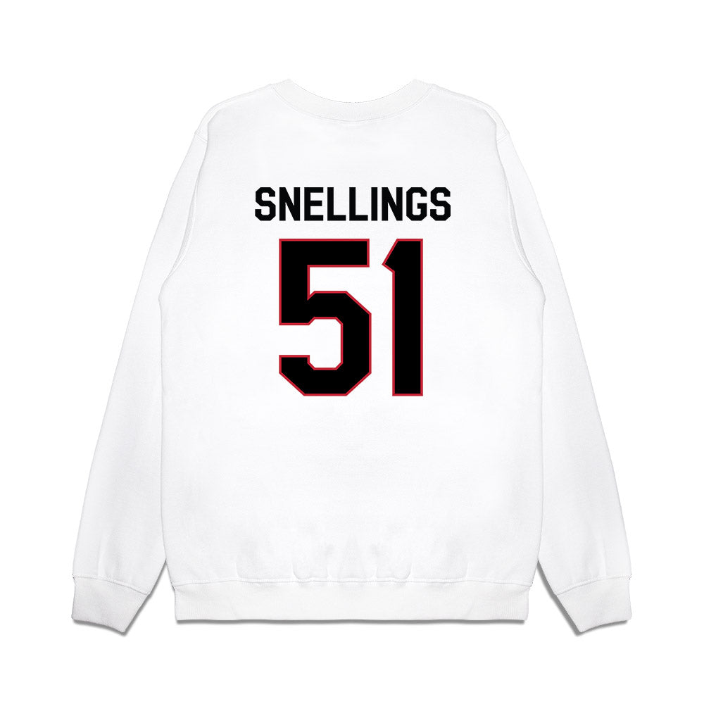 Georgia - NCAA Football : Will Snellings - We're In Premium Crewneck Sweatshirt-1