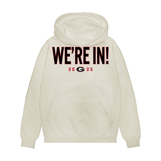 Georgia - NCAA Football : Zech Fort - We're In Premium Hooded Sweatshirt-0