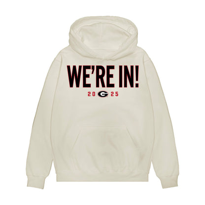 Georgia - NCAA Football : Caden Harris - We're In Premium Hooded Sweatshirt-0