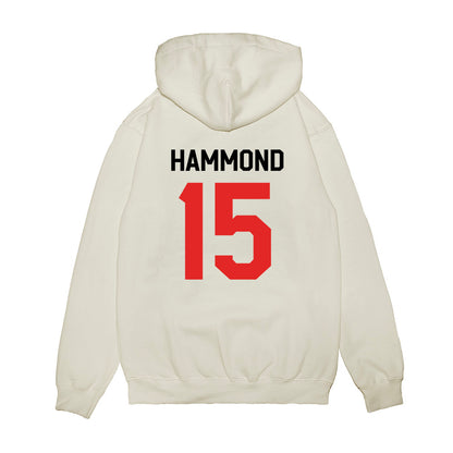 Texas Tech - NCAA Football : William Hammond - We're In Shersey Premium Hooded Sweatshirt-1