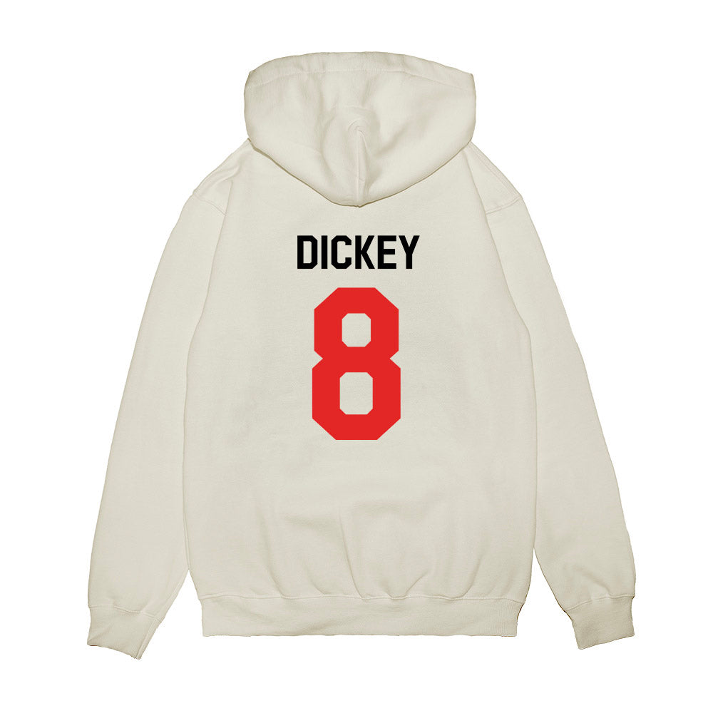 Texas Tech - NCAA Football : Cameron Dickey - We're In Shersey Premium Hooded Sweatshirt-1