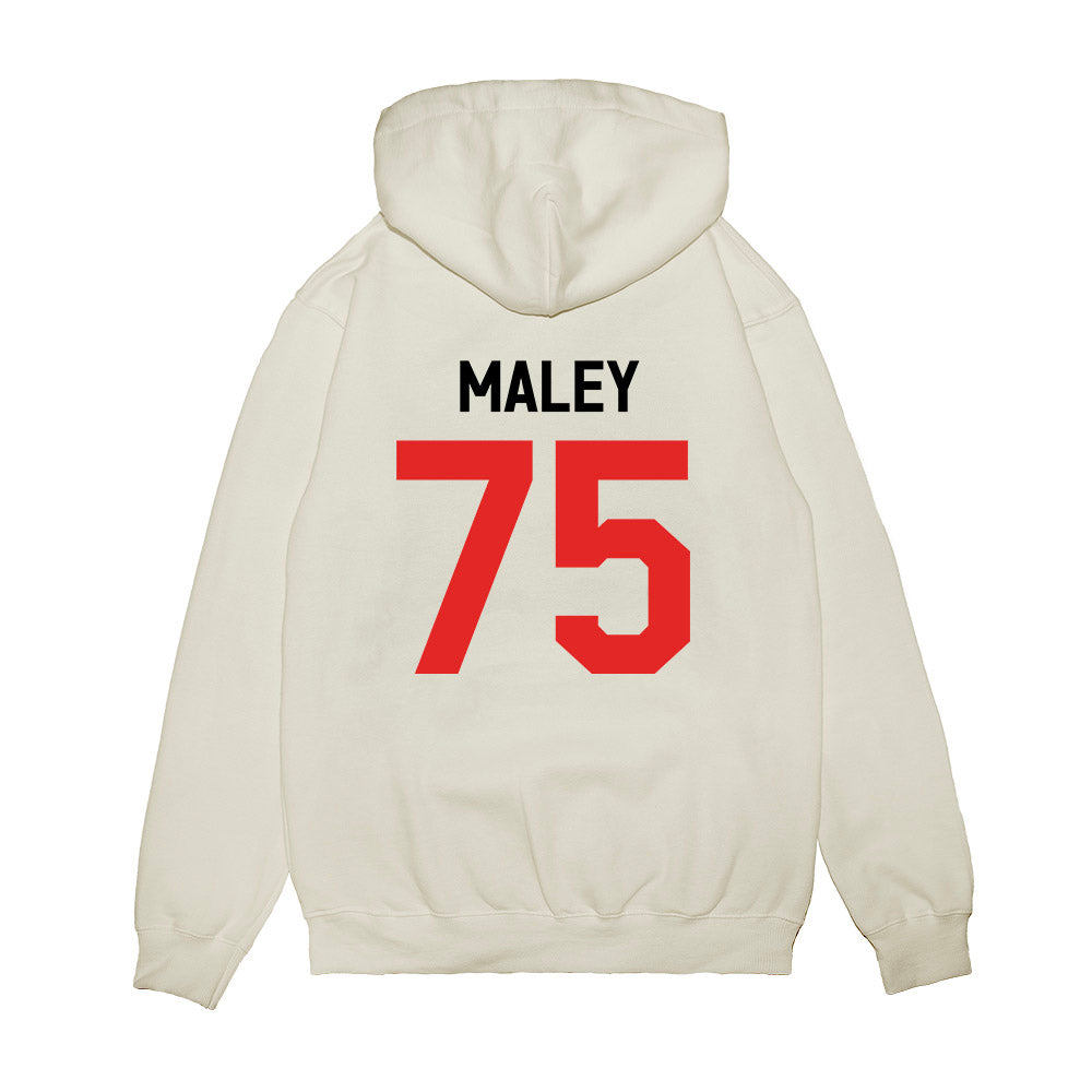 Texas Tech - NCAA Football : Garin Maley - We're In Shersey Premium Hooded Sweatshirt-1