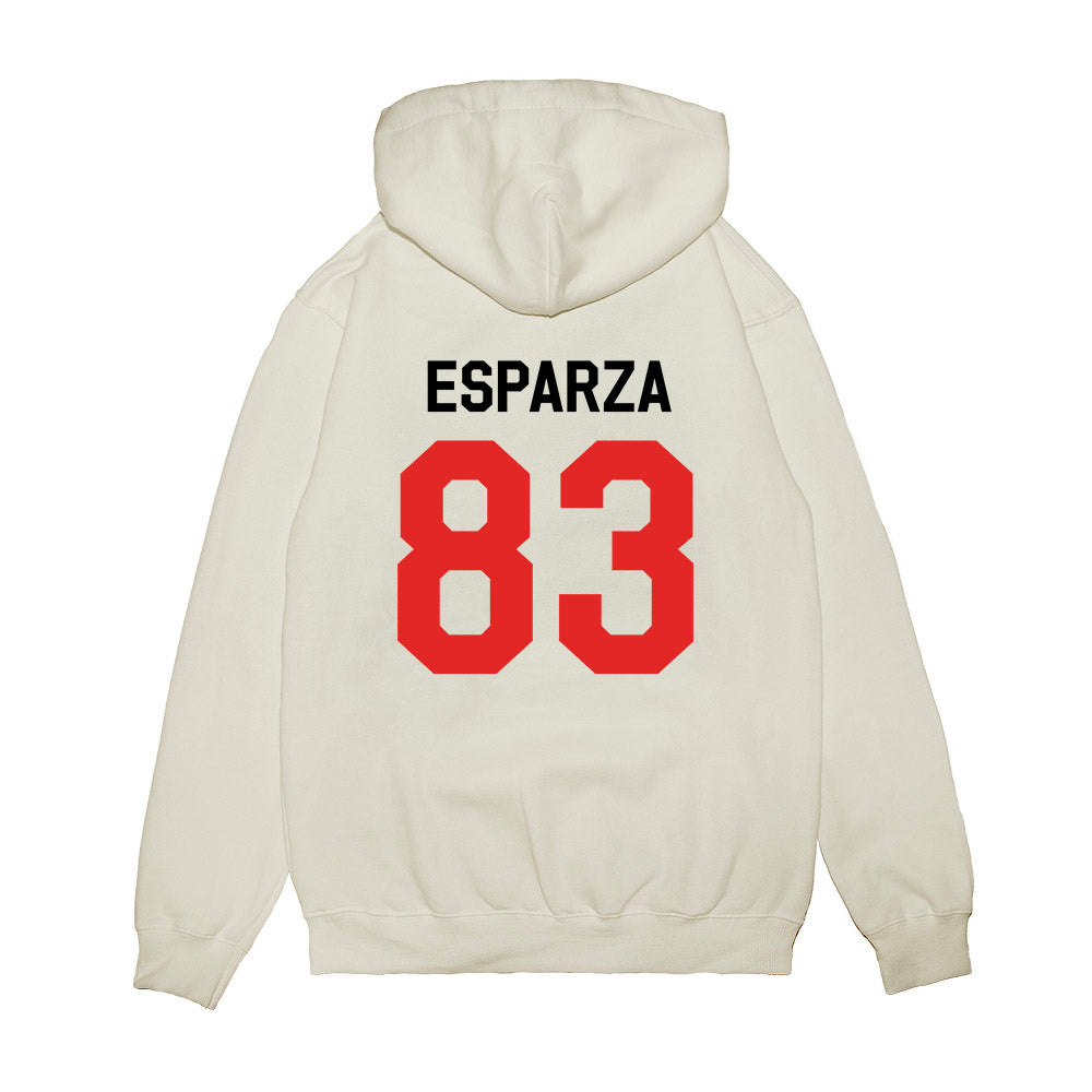 Texas Tech - NCAA Football : Jack Esparza - We're In Shersey Premium Hooded Sweatshirt-1