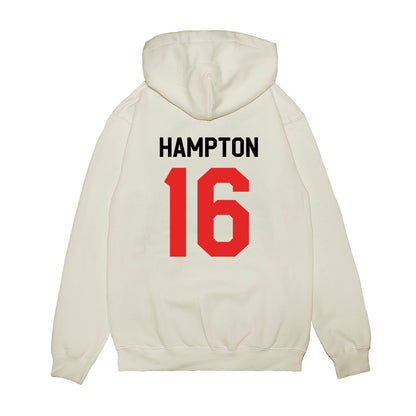 Texas Tech - NCAA Football : Ashton Hampton - We're In Shersey Premium Hooded Sweatshirt-1