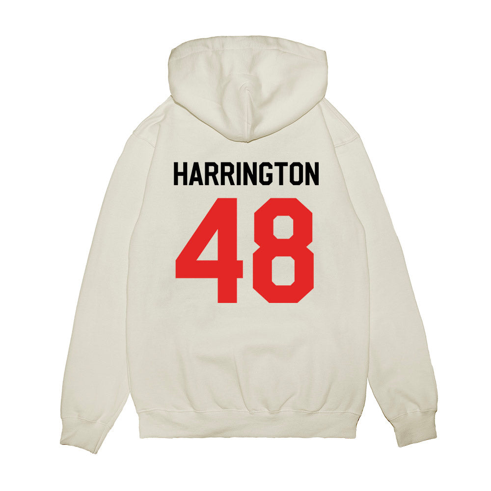 Texas Tech - NCAA Football : Stone Harrington - We're In Shersey Premium Hooded Sweatshirt-1