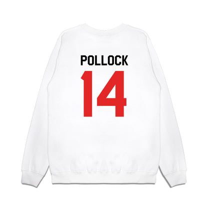 Texas Tech - NCAA Football : Brice Pollock - We're In Shersey Premium Crewneck Sweatshirt-1
