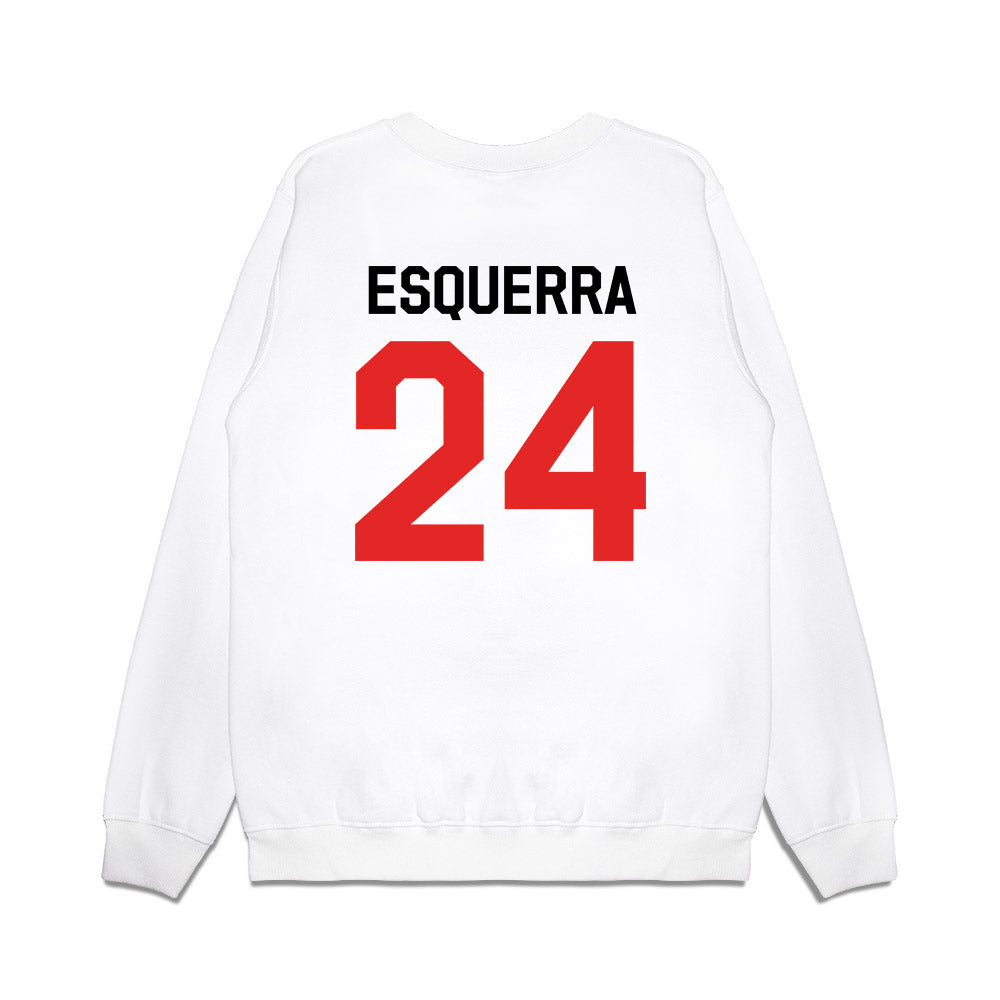 Texas Tech - NCAA Football : Malik Esquerra - We're In Shersey Premium Crewneck Sweatshirt-1
