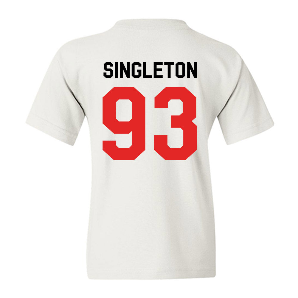 Texas Tech - NCAA Football : Dylan Singleton - We're In Shersey Youth T-Shirt-1