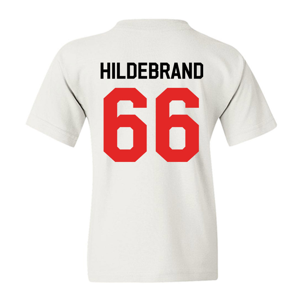 Texas Tech - NCAA Football : Jackson Hildebrand - We're In Shersey Youth T-Shirt-1