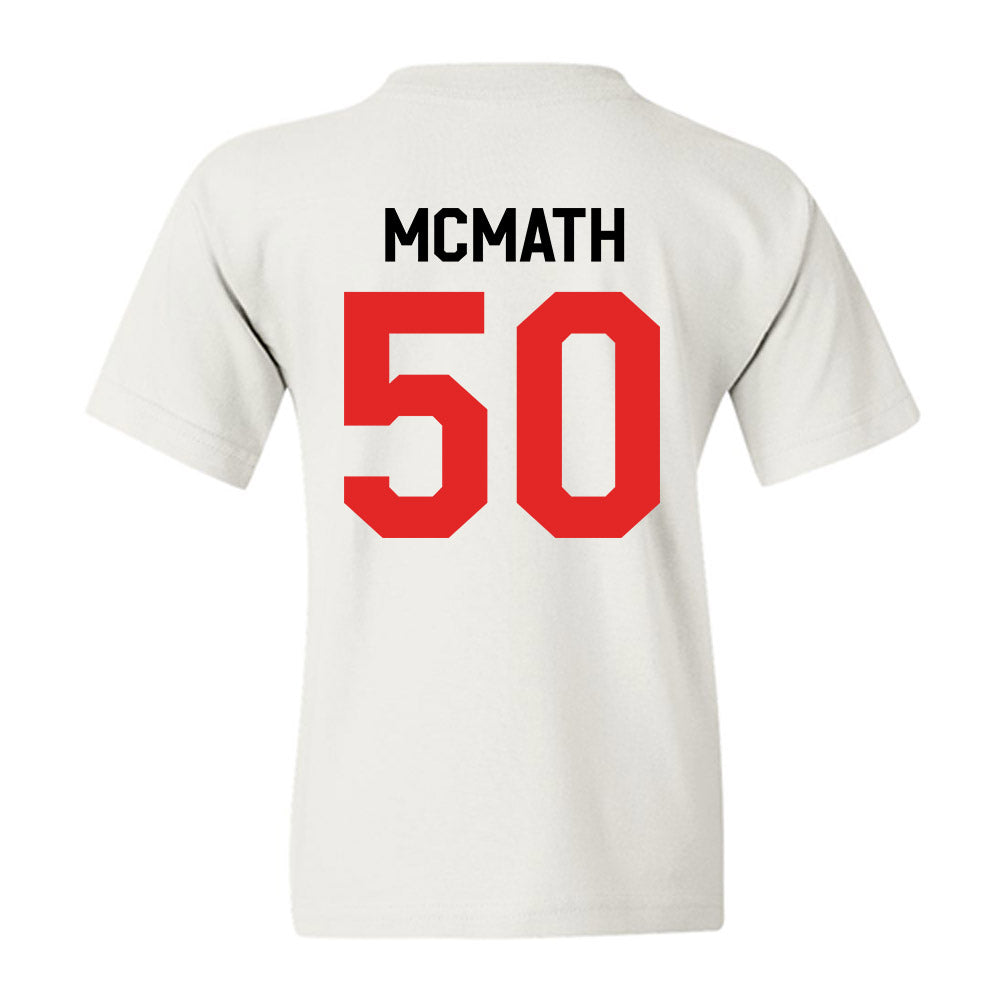 Texas Tech - NCAA Football : Patrick McMath - We're In Shersey Youth T-Shirt-1