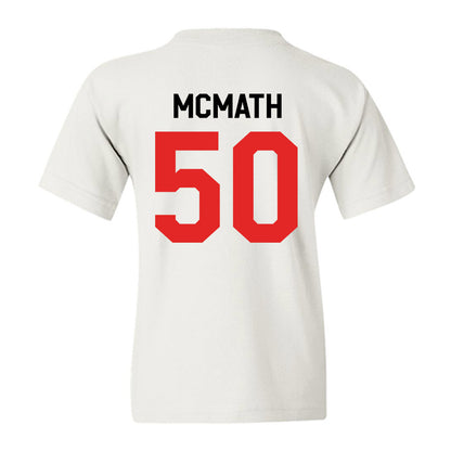 Texas Tech - NCAA Football : Patrick McMath - We're In Shersey Youth T-Shirt-1