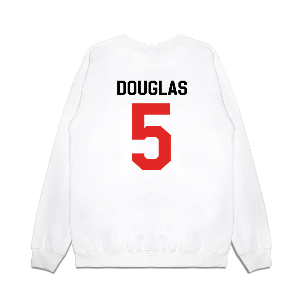 Texas Tech - NCAA Football : Caleb Douglas - We're In Shersey Premium Crewneck Sweatshirt-1