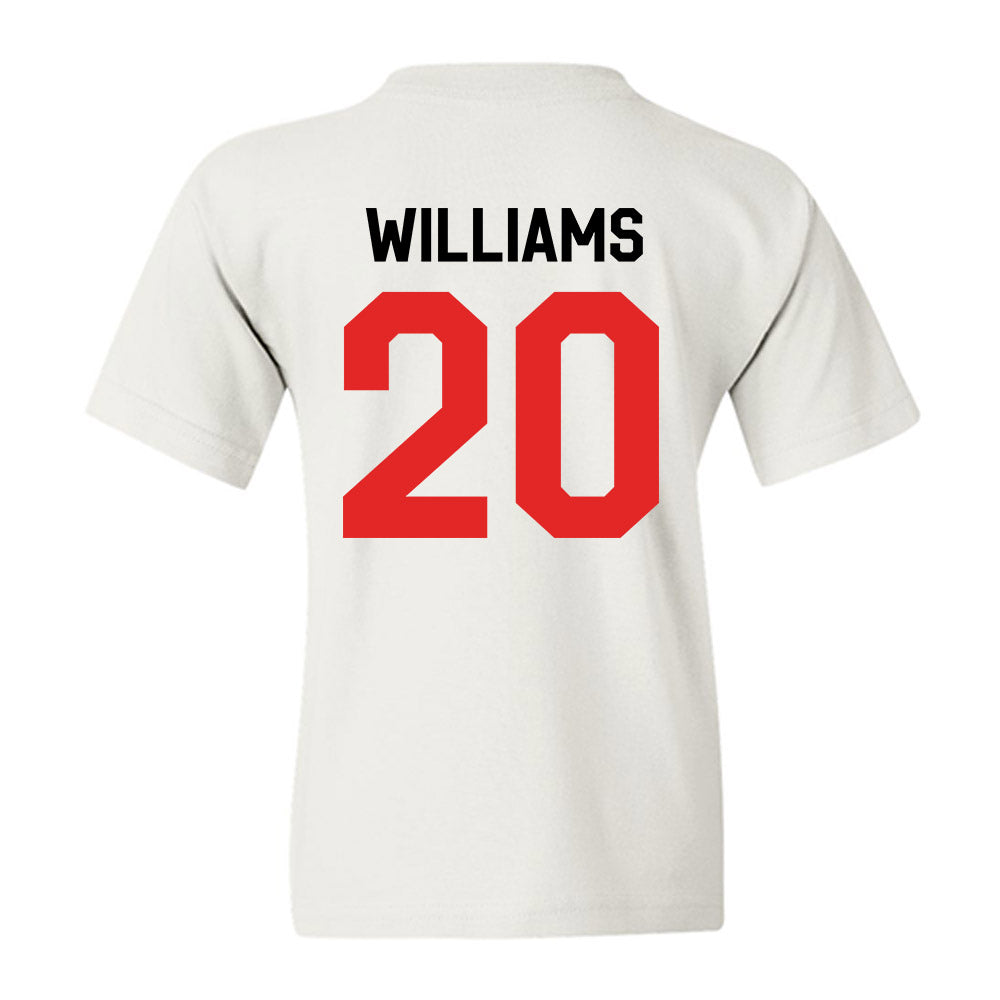 Texas Tech - NCAA Football : J'koby Williams - We're In Shersey Youth T-Shirt-1