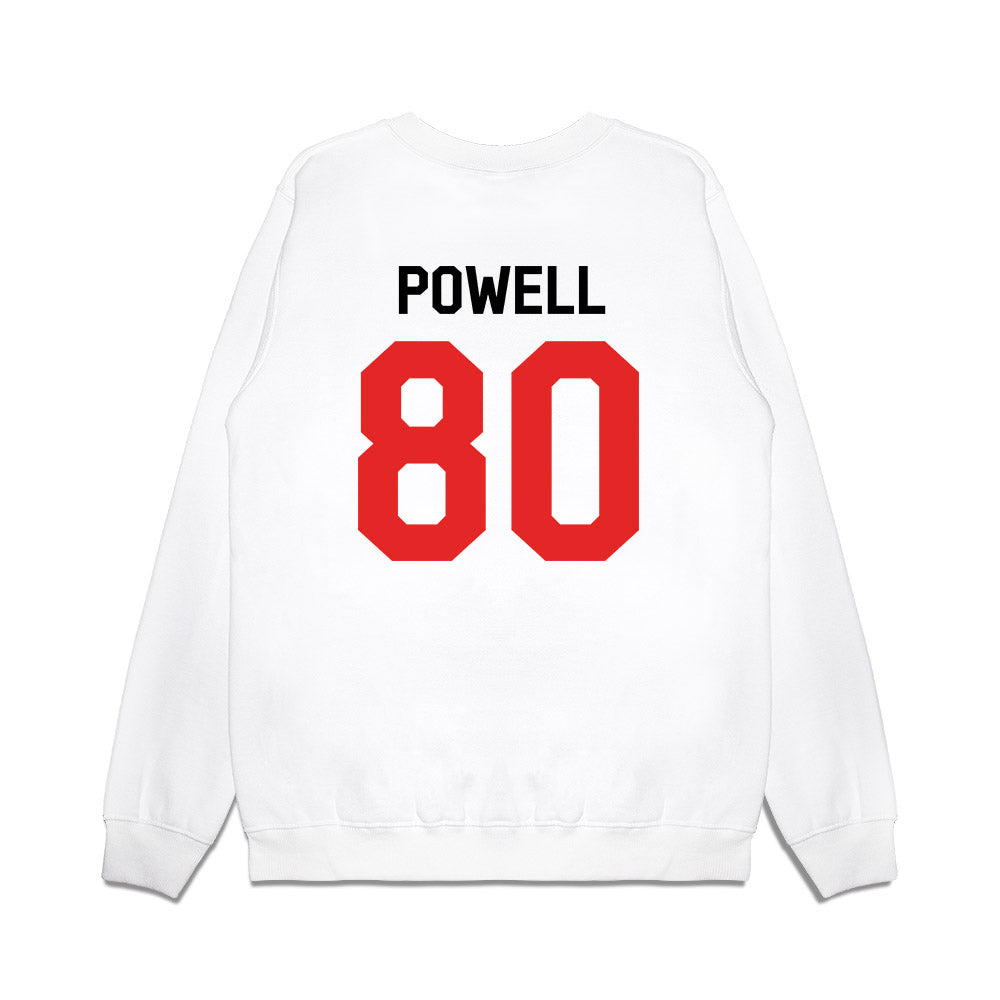 Texas Tech - NCAA Football : Kai Powell - We're In Shersey Premium Crewneck Sweatshirt-1