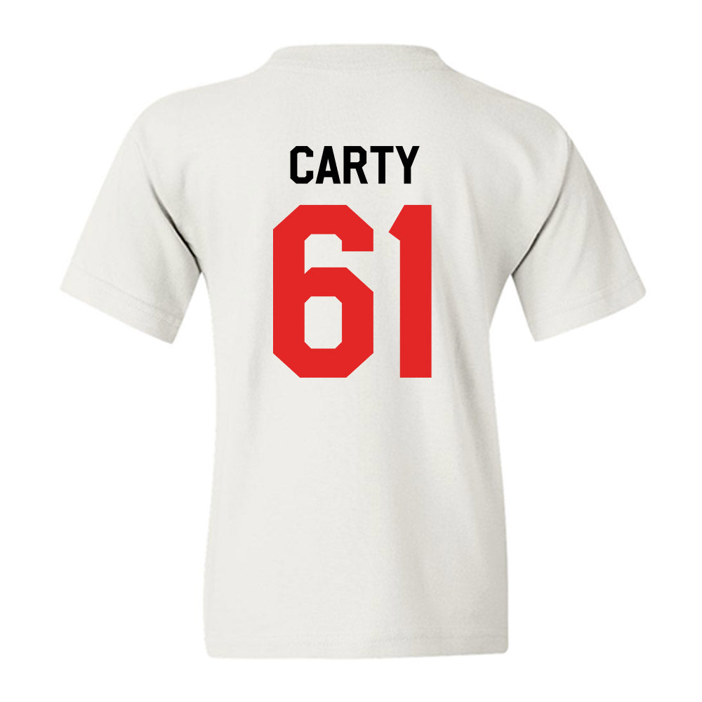 Texas Tech - NCAA Football : Connor Carty - We're In Shersey Youth T-Shirt-1