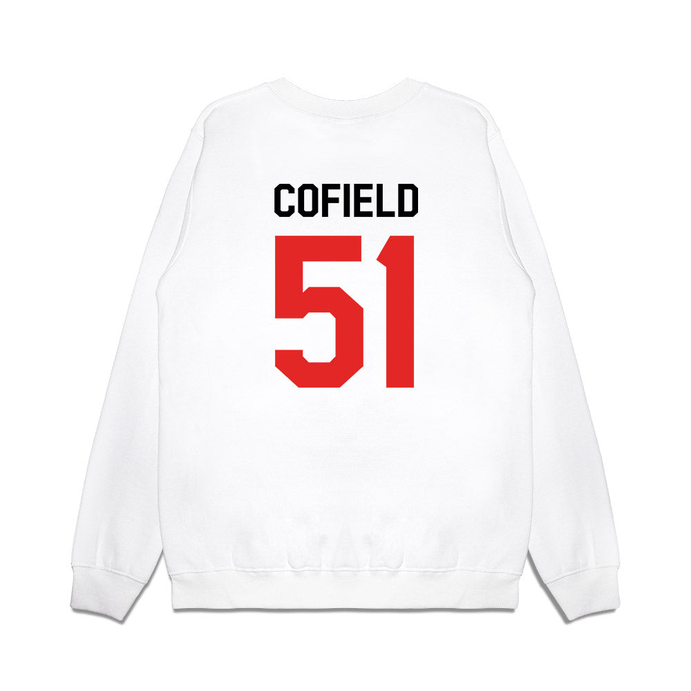 Texas Tech - NCAA Football : Jayden Cofield - We're In Shersey Premium Crewneck Sweatshirt-1