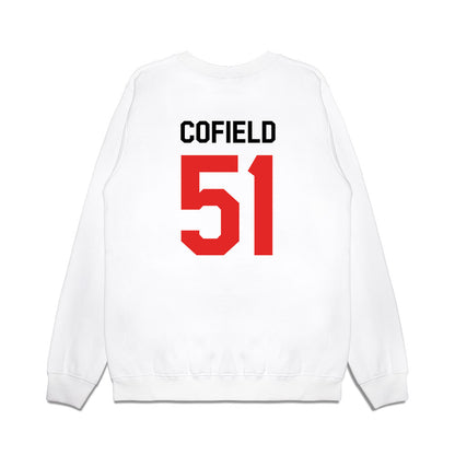 Texas Tech - NCAA Football : Jayden Cofield - We're In Shersey Premium Crewneck Sweatshirt-1