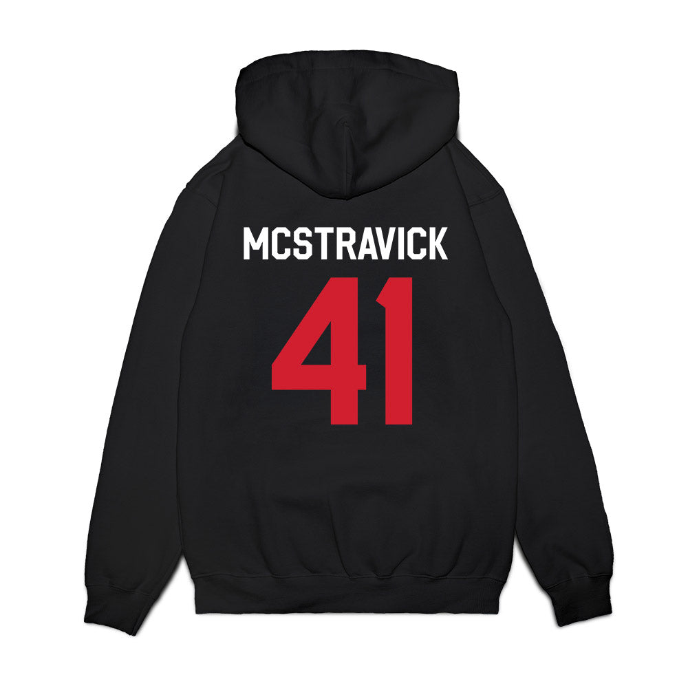 Ole Miss - NCAA Football : Peter Mcstravick - We're In Premium Hooded Sweatshirt-1