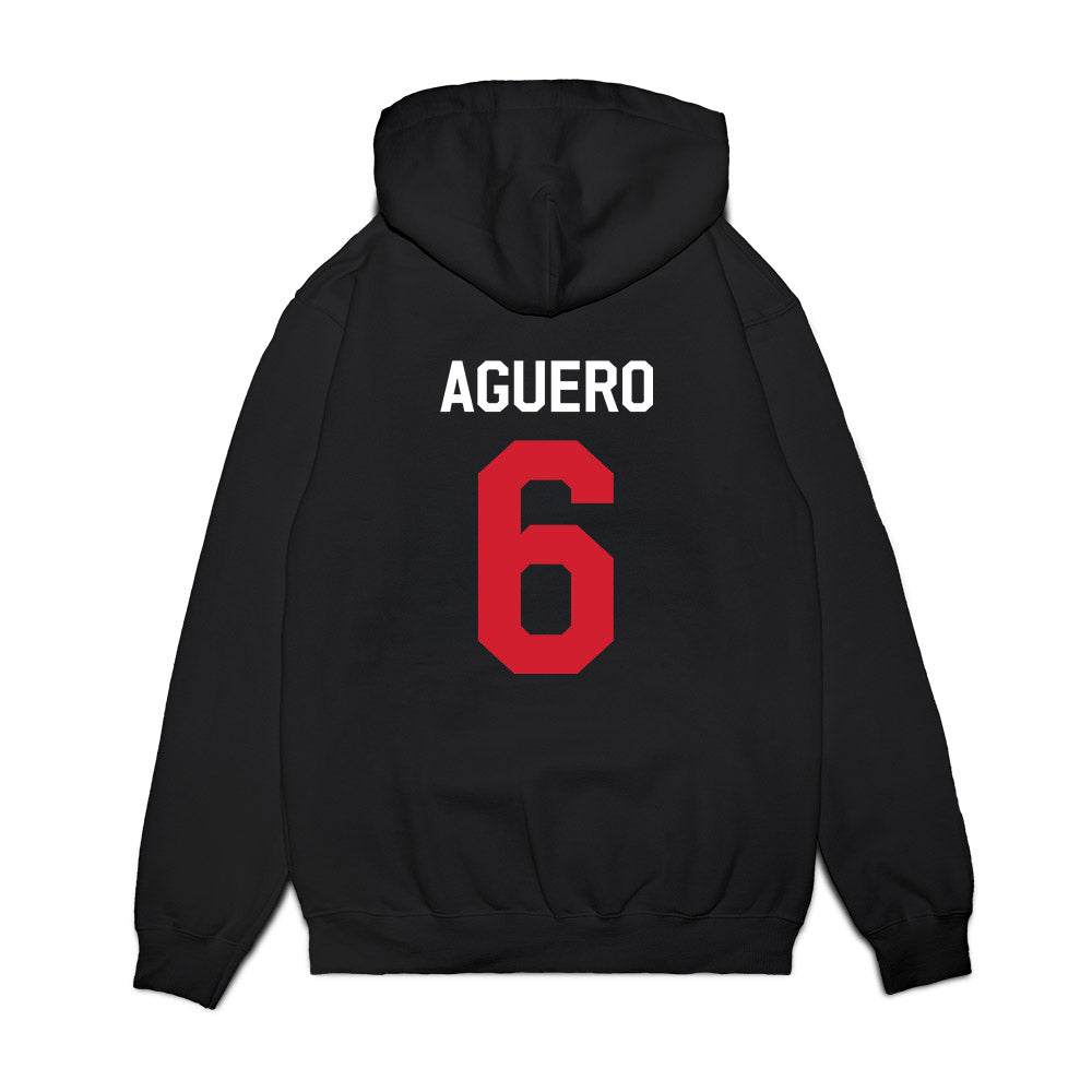 Ole Miss - NCAA Football : Joenel Aguero - We're In Premium Hooded Sweatshirt-1
