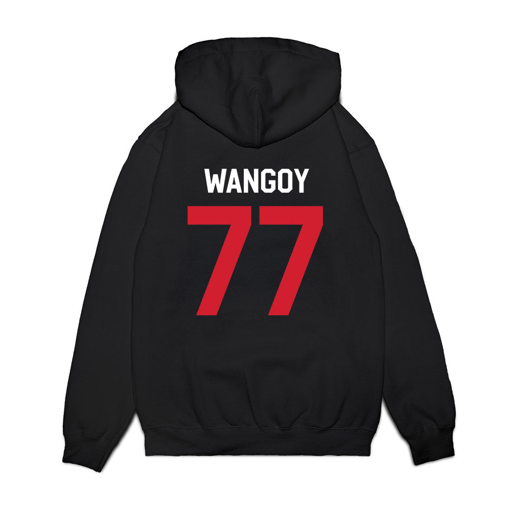 Ole Miss - NCAA Football : Enoch Wangoy - We're In Premium Hooded Sweatshirt-1
