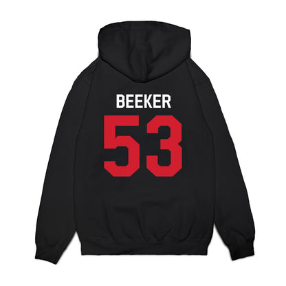Ole Miss - NCAA Football : Ford Beeker - We're In Premium Hooded Sweatshirt-1