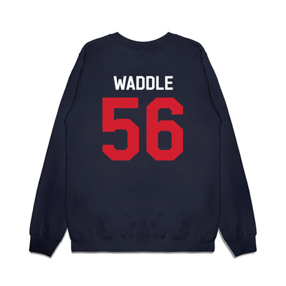Ole Miss - NCAA Football : Mason Waddle - We're In Premium Crewneck Sweatshirt-1