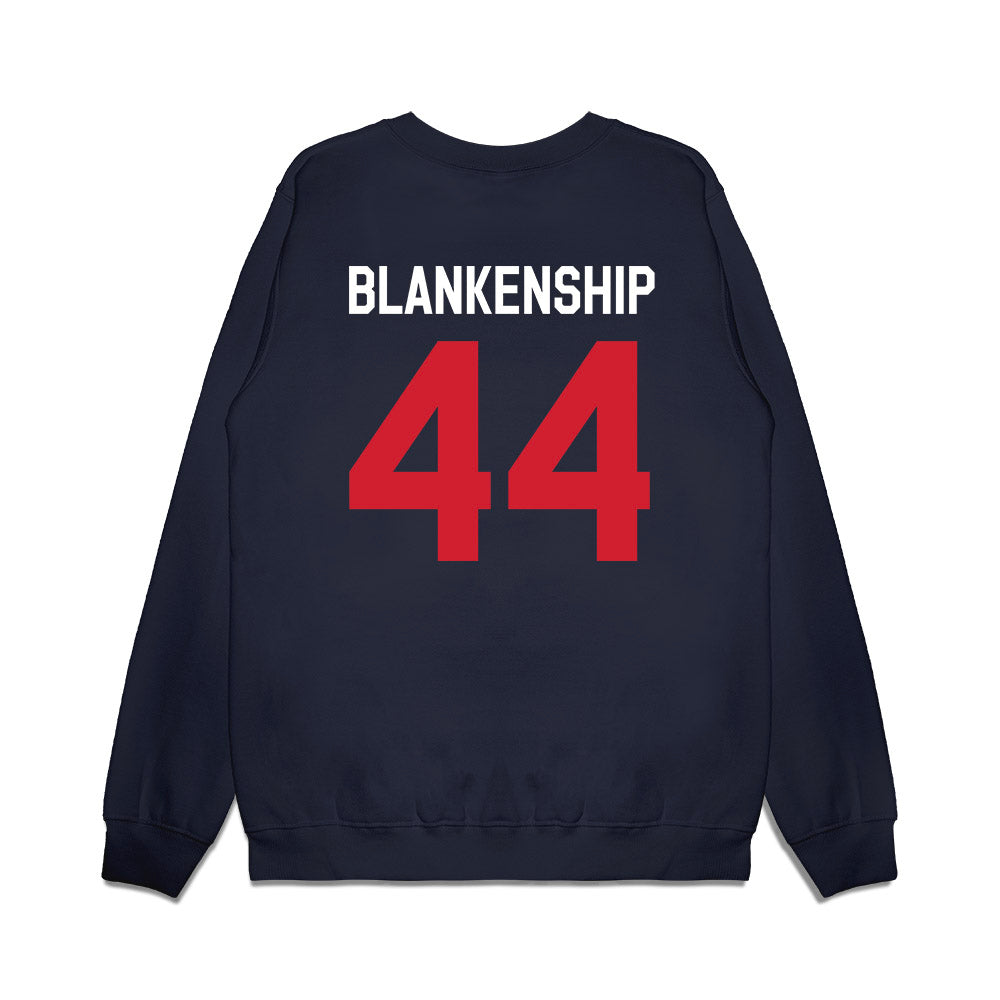 Ole Miss - NCAA Football : Caleb Blankenship - We're In Premium Crewneck Sweatshirt-1