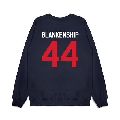 Ole Miss - NCAA Football : Caleb Blankenship - We're In Premium Crewneck Sweatshirt-1