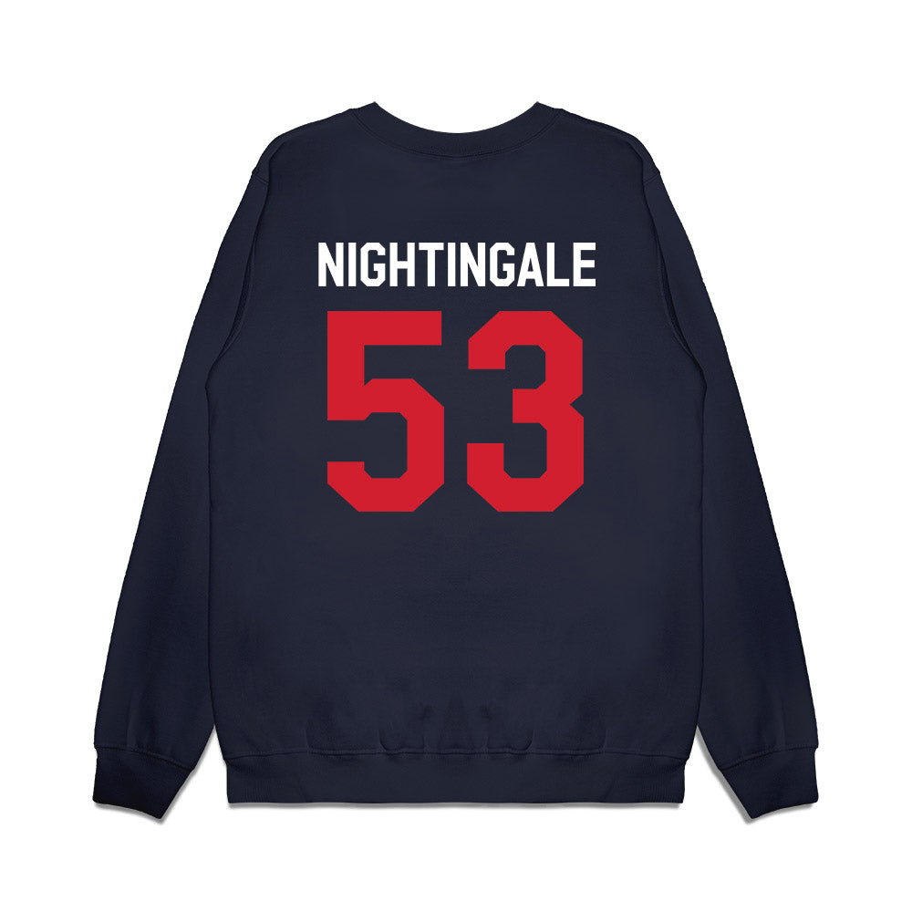 Ole Miss - NCAA Football : Trey Nightingale - We're In Premium Crewneck Sweatshirt-1