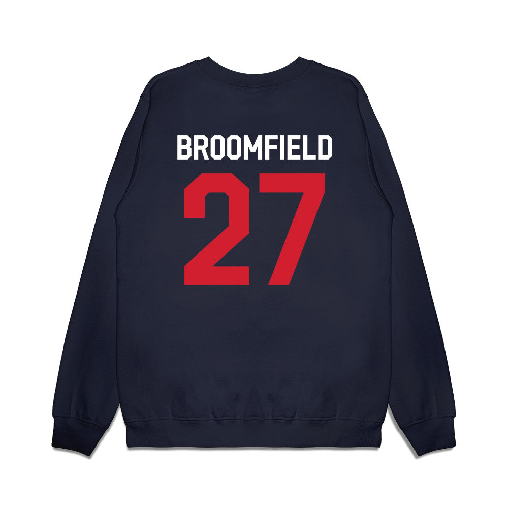 Ole Miss - NCAA Football : Pat Broomfield - We're In Premium Crewneck Sweatshirt-1