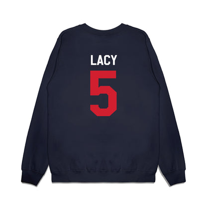 Ole Miss - NCAA Football : Kewan Lacy - We're In Premium Crewneck Sweatshirt-1