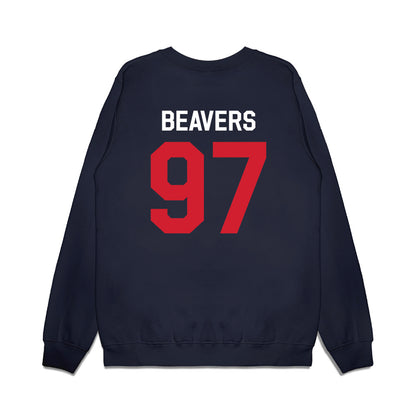 Ole Miss - NCAA Football : Kamron Beavers - We're In Premium Crewneck Sweatshirt-1