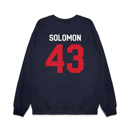 Ole Miss - NCAA Football : Isreal Solomon - We're In Premium Crewneck Sweatshirt-1