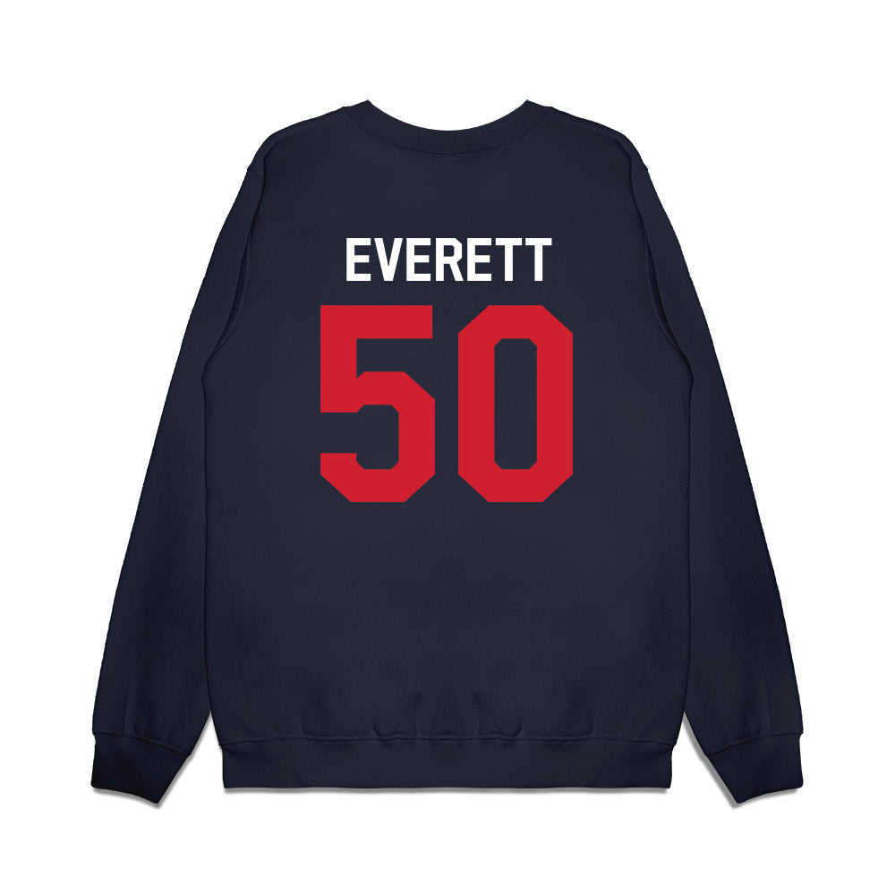 Ole Miss - NCAA Football : Troy Everett - We're In Premium Crewneck Sweatshirt-1