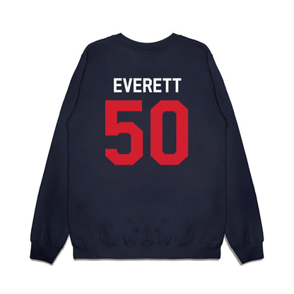 Ole Miss - NCAA Football : Troy Everett - We're In Premium Crewneck Sweatshirt-1
