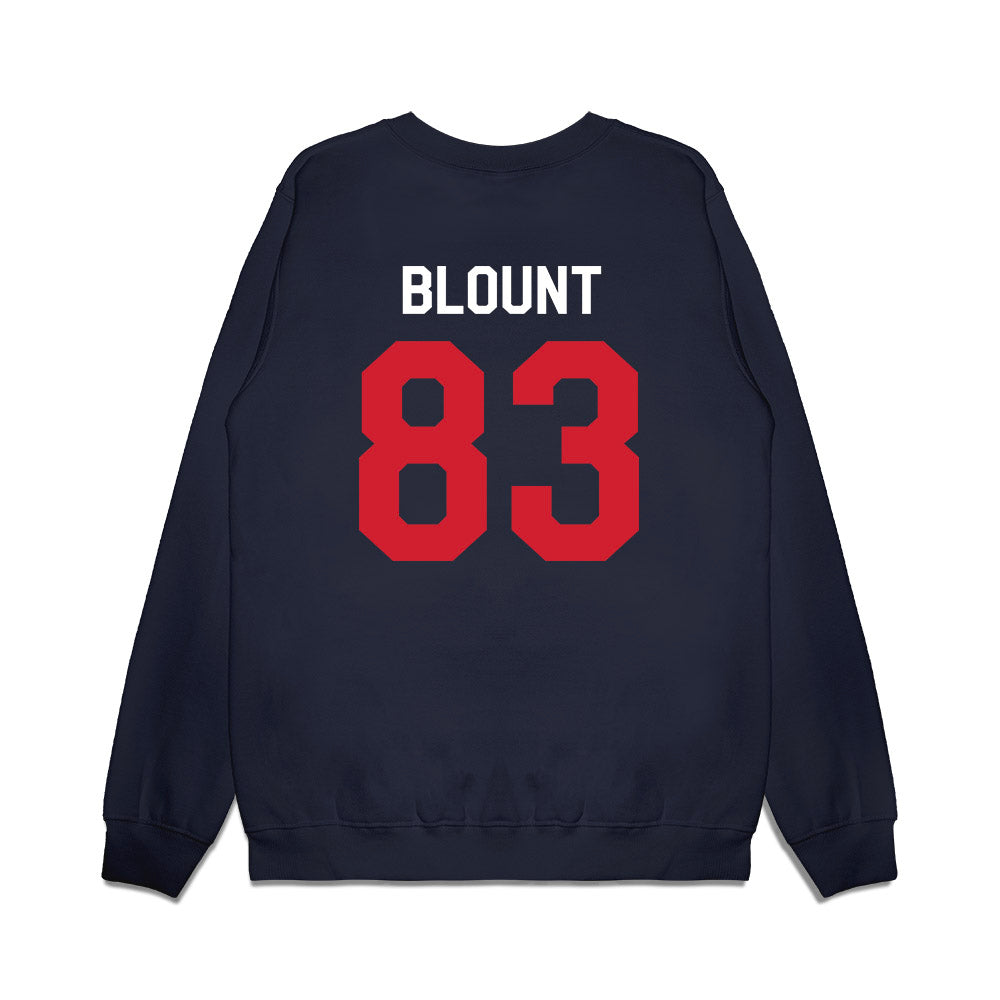 Ole Miss - NCAA Football : Levi Blount - We're In Premium Crewneck Sweatshirt-1