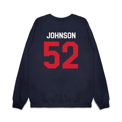 Ole Miss - NCAA Football : Cooper Johnson - We're In Premium Crewneck Sweatshirt-1