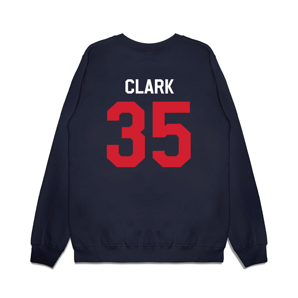 Ole Miss - NCAA Football : Cameron Clark - We're In Premium Crewneck Sweatshirt-1