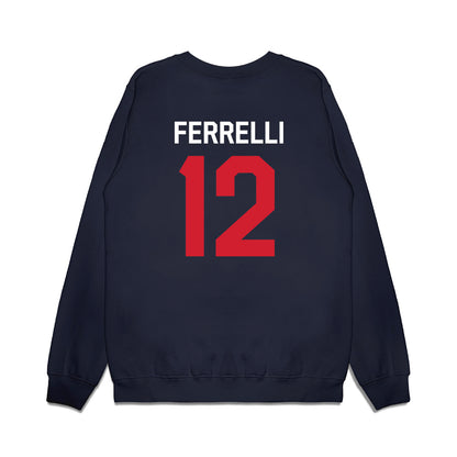 Ole Miss - NCAA Football : Luke Ferrelli - We're In Premium Crewneck Sweatshirt-1