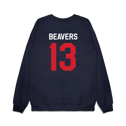 Ole Miss - NCAA Football : Cedrick Beavers - We're In Premium Crewneck Sweatshirt-1