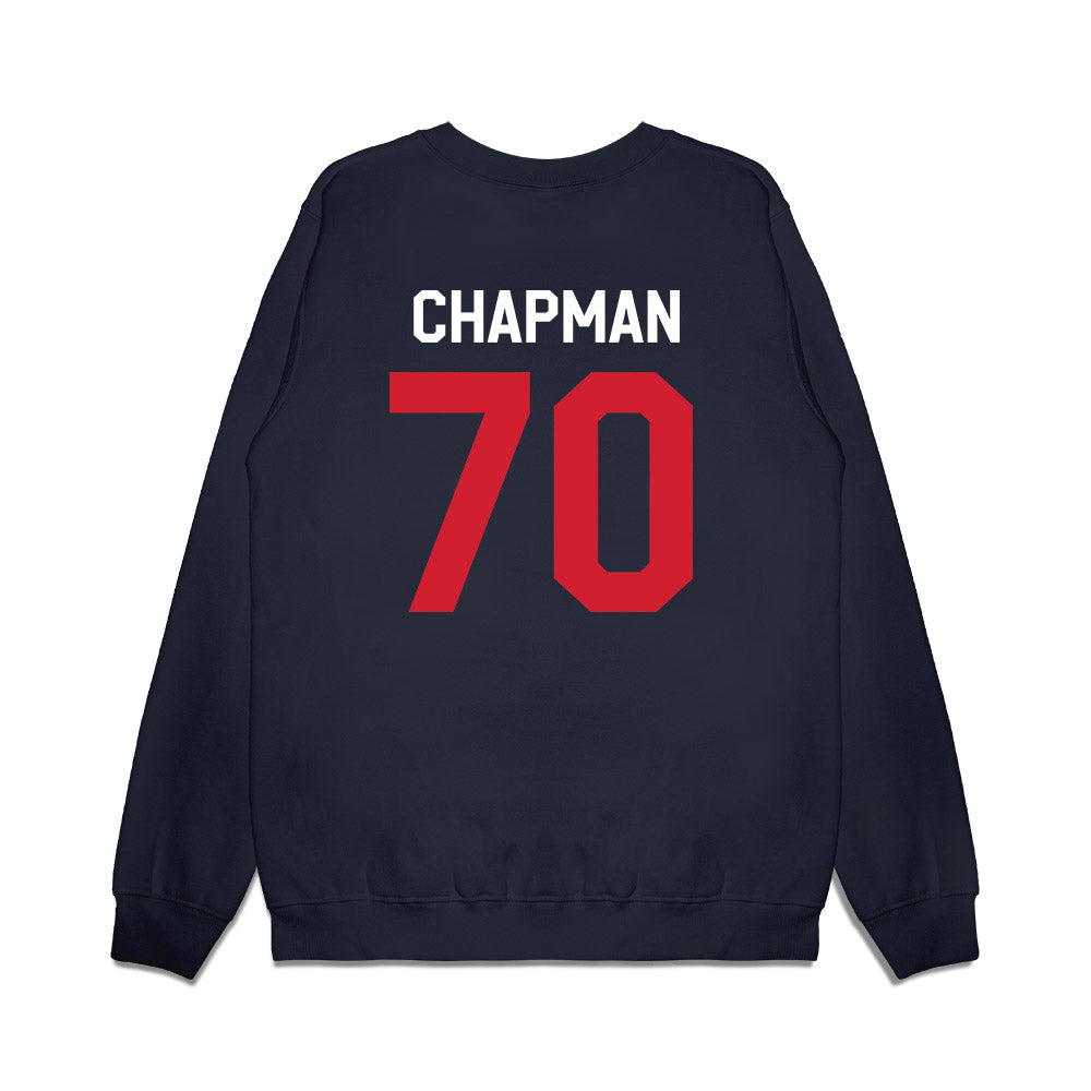 Ole Miss - NCAA Football : Jalan Chapman - We're In Premium Crewneck Sweatshirt-1