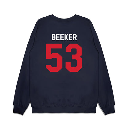 Ole Miss - NCAA Football : Ford Beeker - We're In Premium Crewneck Sweatshirt-1
