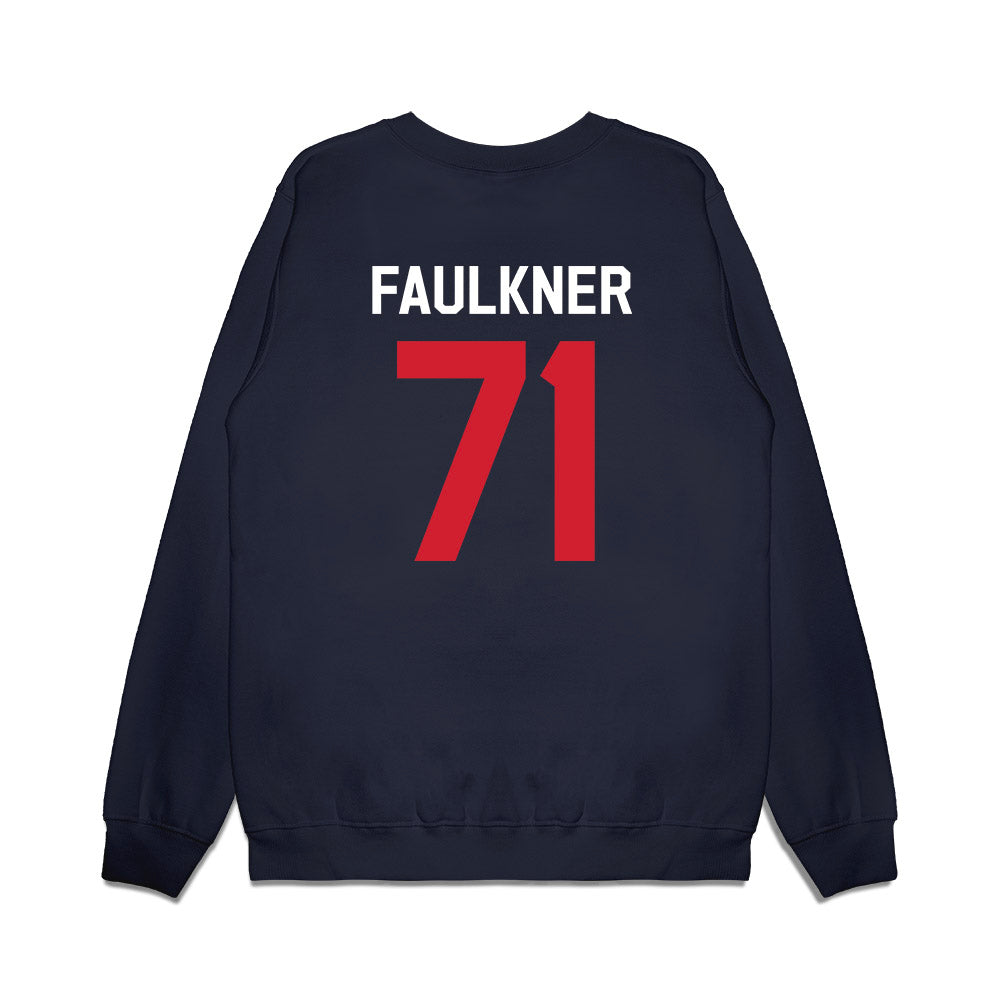 Ole Miss - NCAA Football : Emanuel Faulkner - We're In Premium Crewneck Sweatshirt-1