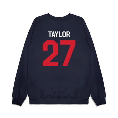 Ole Miss - NCAA Football : Macaleb Taylor - We're In Premium Crewneck Sweatshirt-1