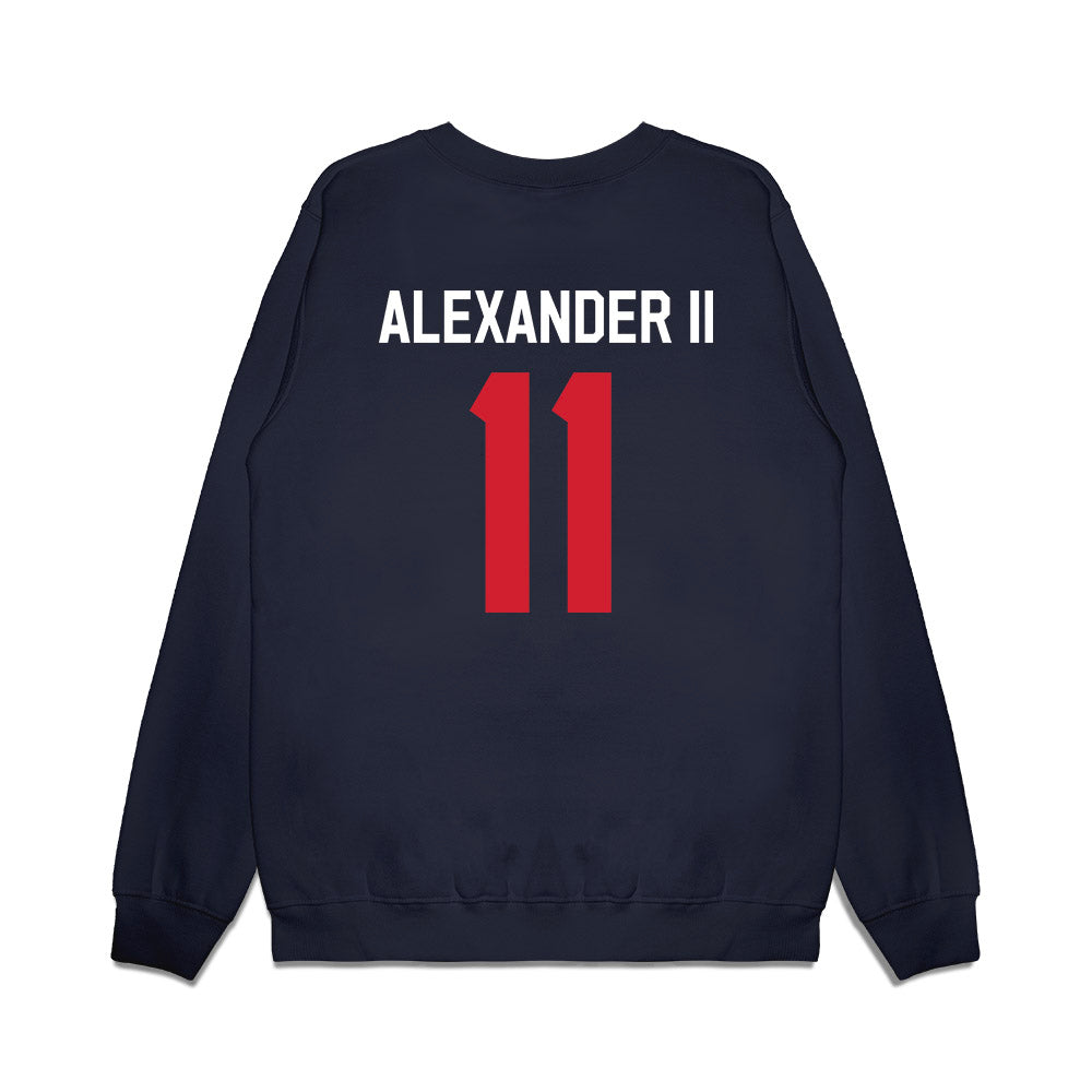 Ole Miss - NCAA Football : Hilton Deuce Alexander II - We're In Premium Crewneck Sweatshirt-1