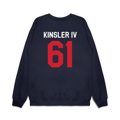 Ole Miss - NCAA Football : Tommy Kinsler IV - We're In Premium Crewneck Sweatshirt-1