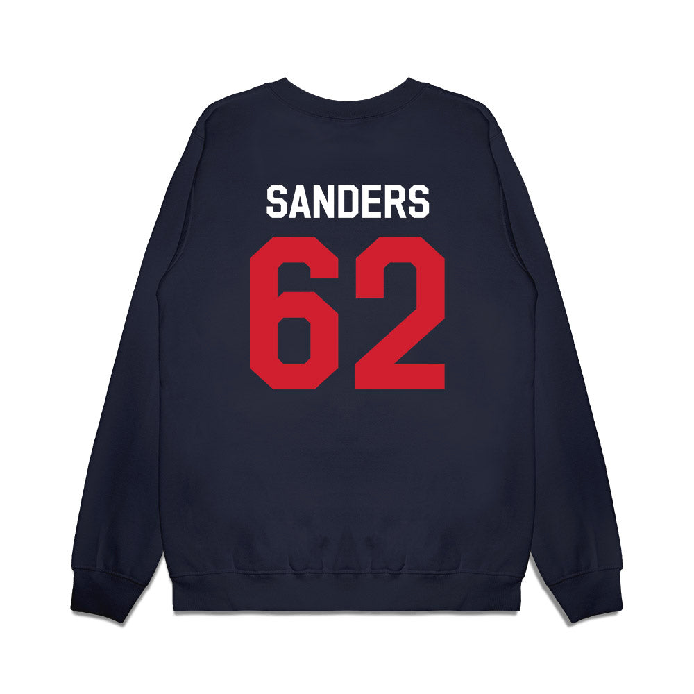 Ole Miss - NCAA Football : Brycen Sanders - We're In Premium Crewneck Sweatshirt-1