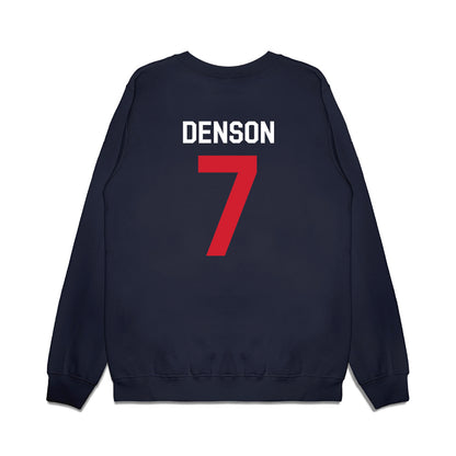 Ole Miss - NCAA Football : Sharif Denson - We're In Premium Crewneck Sweatshirt-1
