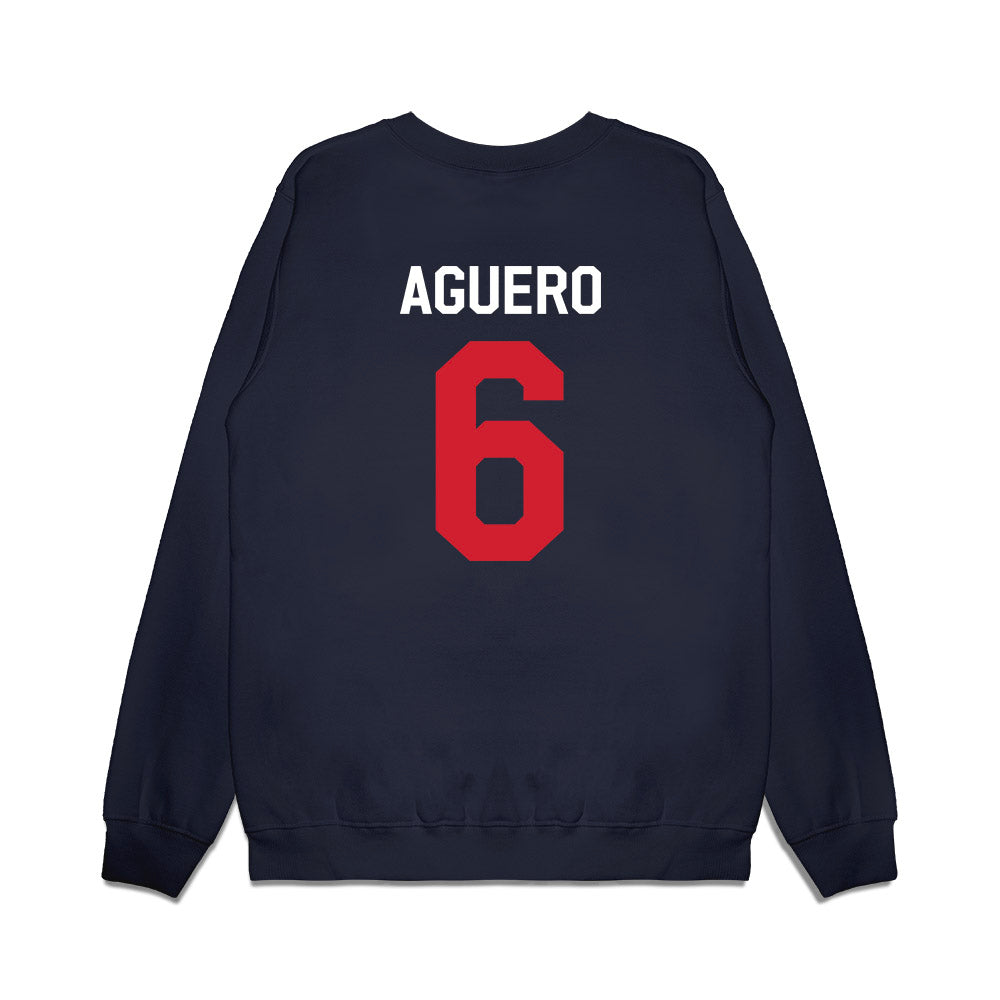 Ole Miss - NCAA Football : Joenel Aguero - We're In Premium Crewneck Sweatshirt-1
